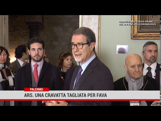 Palermo. Ars: Una cravata tagliata per Fava