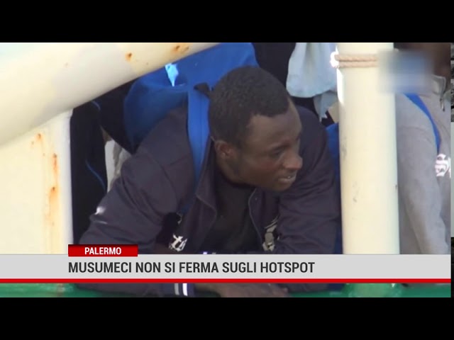 Palermo. Musumeci non si ferma sugli hotspot
