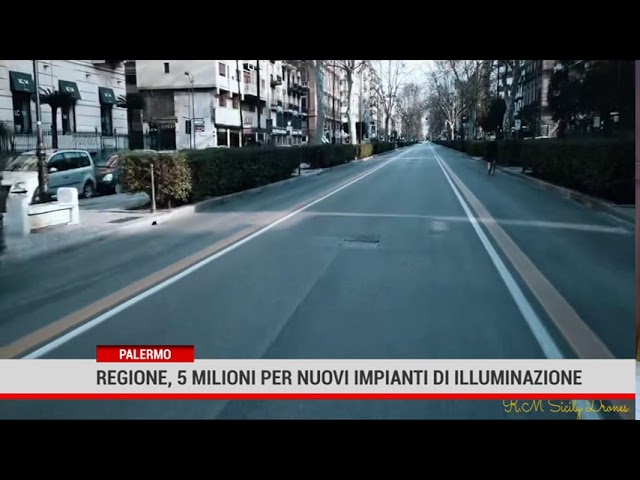 Palermo. Regione, 5 milioni per nuovi impianti di illuminazione