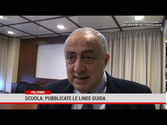 Palermo. Scuola, pubblicate le linee guida