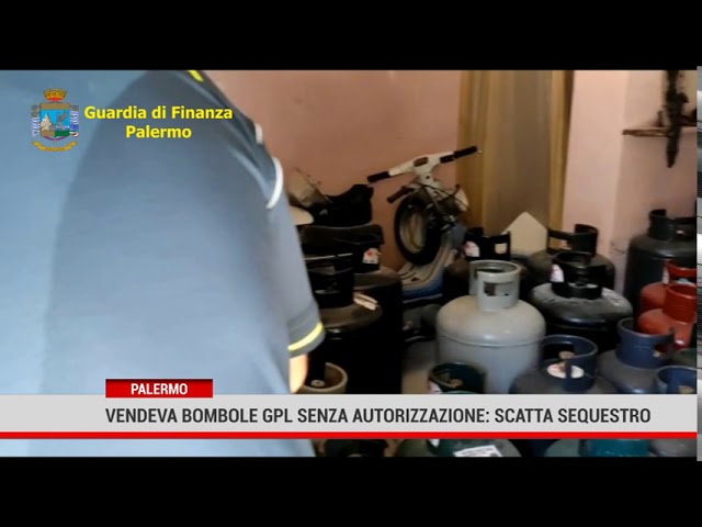 Palermo. Vendeva bombole gpl senza autorizzazioni di sicurezza
