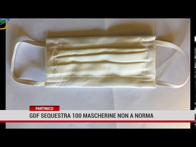 Partinico. Gdf sequestra 100 mascherine non a norma