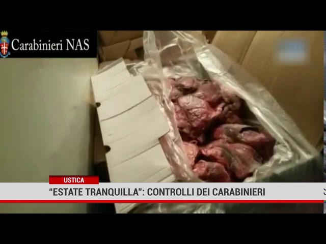Ustica. Sequestrati 50 kg di carne e prodotti ittici per cattivo stato di conservazione.
