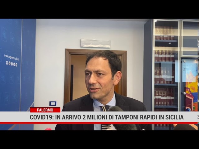 Palermo. In arrivo 2 milioni di tamponi rapidi in Sicilia
