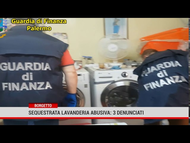 Borgetto. Sequestrata lavanderia abusiva: 3 denunciati