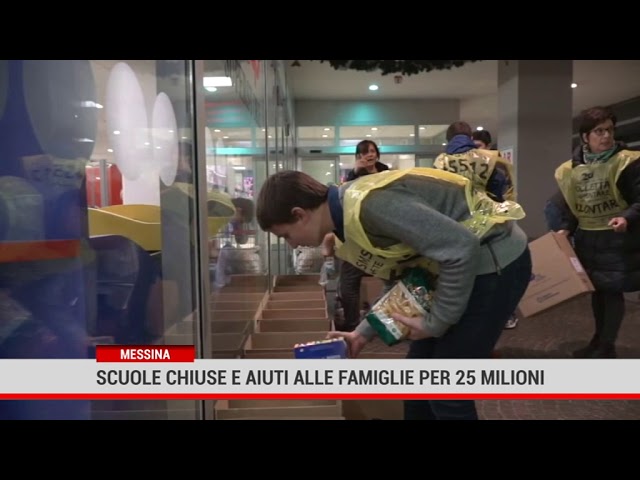 Messina. Scuole chiuse e aiuti alle famiglie per 25 milioni