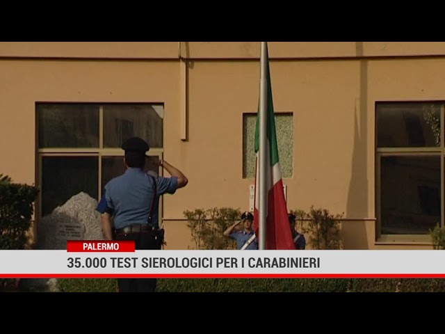 Palermo. 35mila test sierologici per i carabinieri