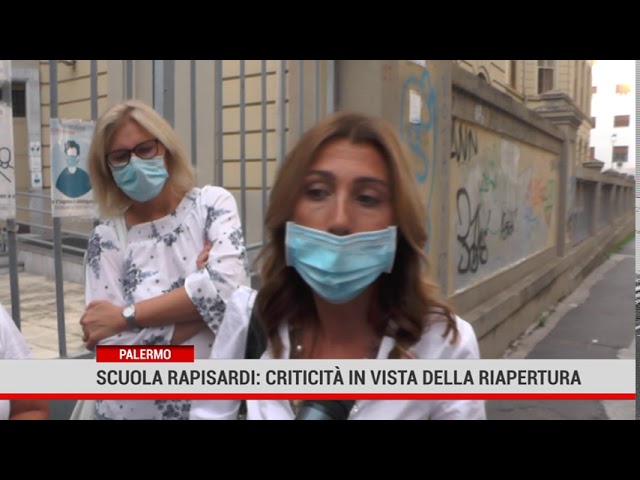 Palermo. Alla scuola Rapisardi criticità in vista della riapertura.
