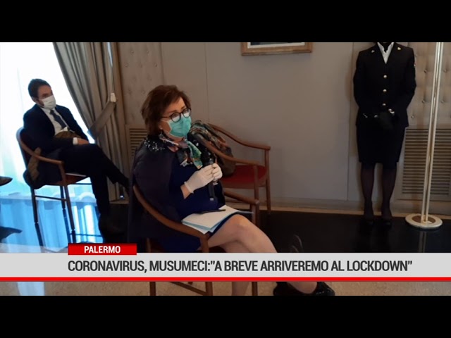 Palermo. Coronavirus, Musumeci: “A breve arriveremo al lockdown”