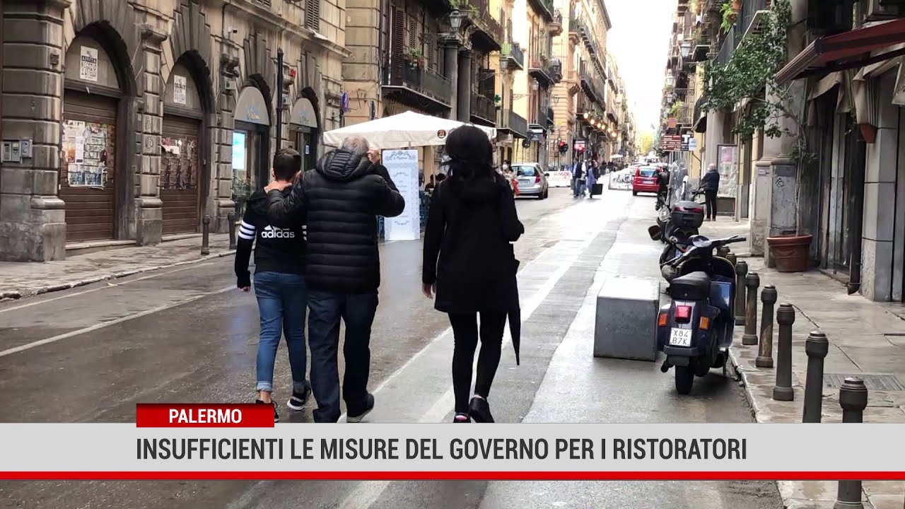 Palermo. Insufficienti le misure del Governo per i ristoratori