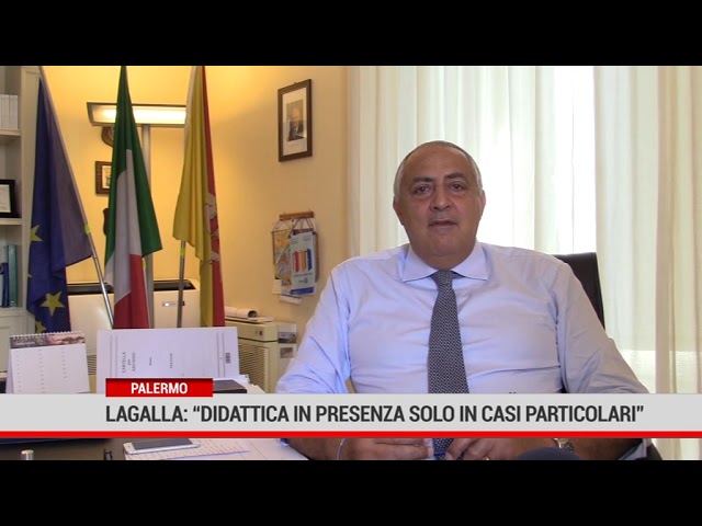 Palermo. Lagalla: ” Didattica in presenza solo in casi particolari”