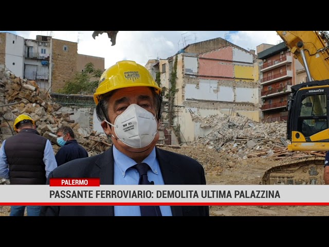 Palermo. Passante ferroviario: demolita ultima palazzina