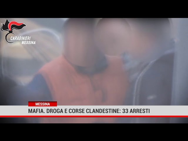 Messina. Mafia, droga e corse clandestine: 33 arresti