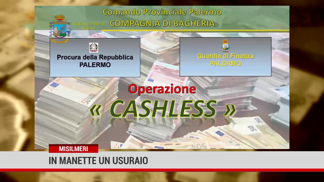 Misilmeri. In manette un usuraio