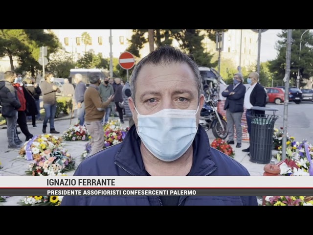 Palermo. La protesta dei fiorai all’Ars: “Avete ucciso il settore”