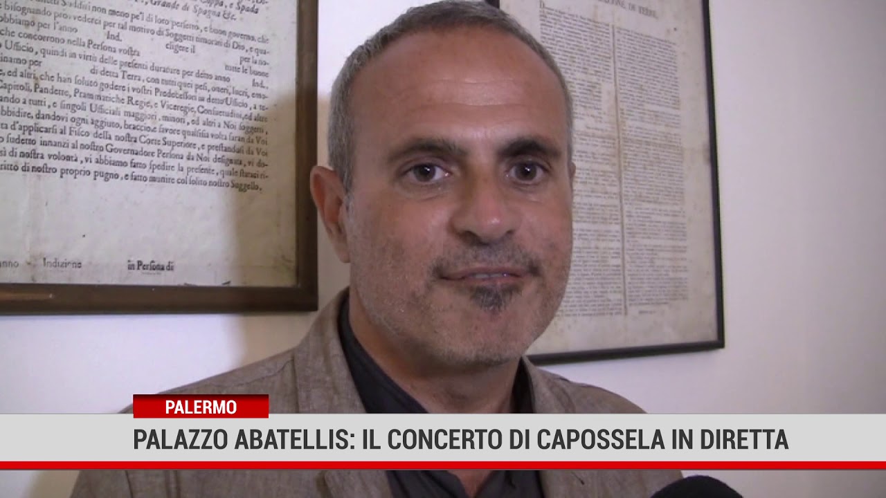 Palermo. Palazzo Abatellis: il concerto di Capossela in diretta
