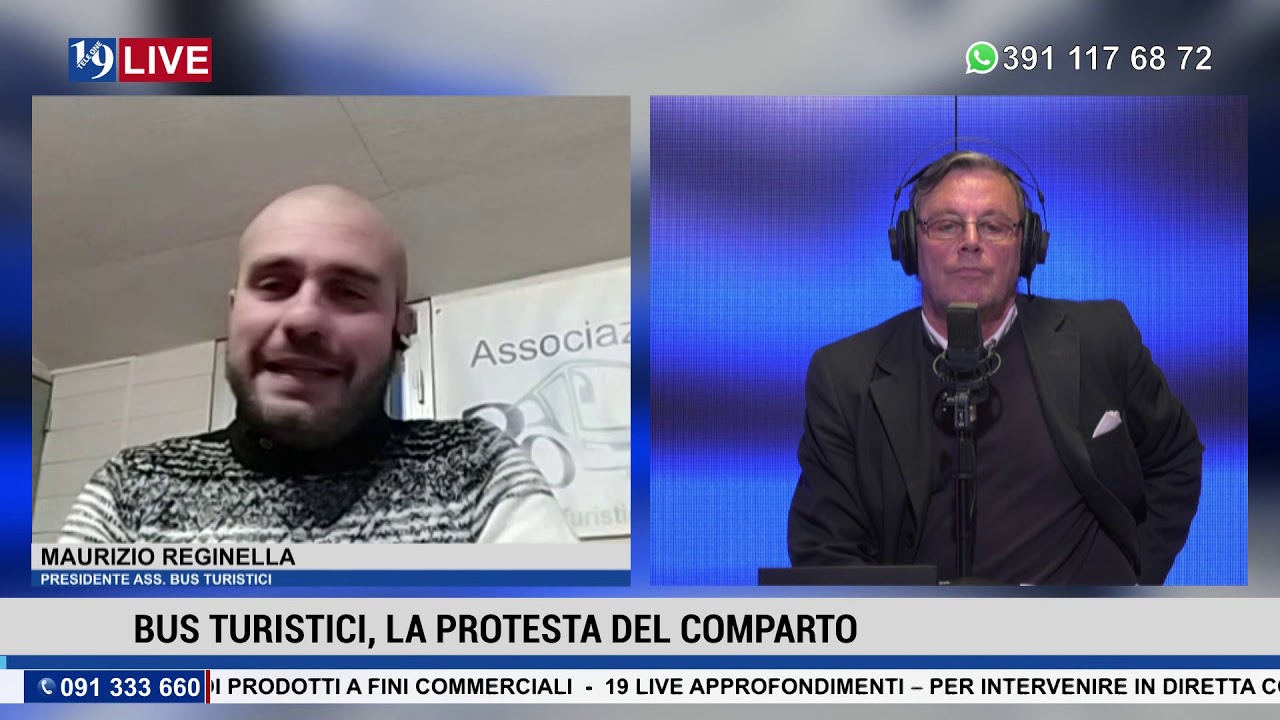 19LIVE – ABT, BUS TURISTICI, LA PROTESTA DEL COMPARTO. Intervento di Maurizio Reginella