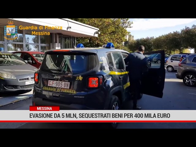 Messina. Evasione da 5 milioni, sequestrati beni per 400 mila euro