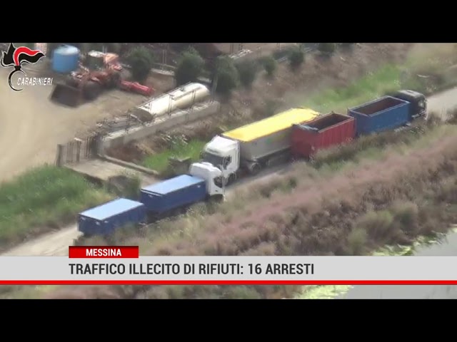 Messina. Traffico illecito di rifiuti: 16 arresti
