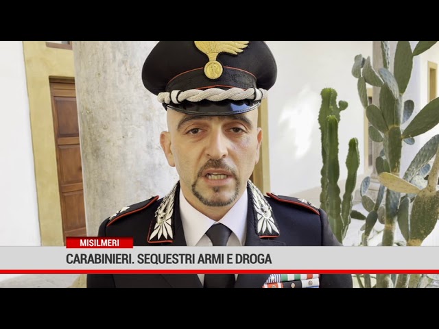 Misilmeri. Carabinieri: sequestri di armi e droga