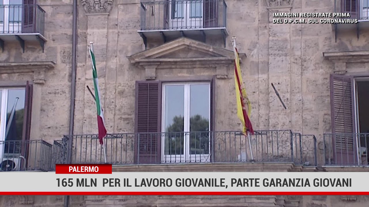 Palermo.165 mln per il lavoro giovanile, parte Garanzia Giovani 2