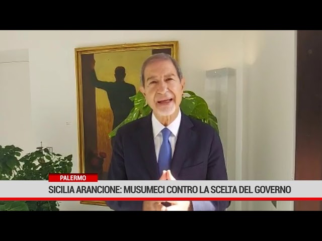 Palermo. Sicilia arancione: Musumeci contro la scelta del Governo