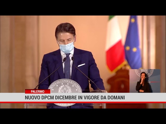 Roma. Nuovo Dpcm dicembre in vigore da domani