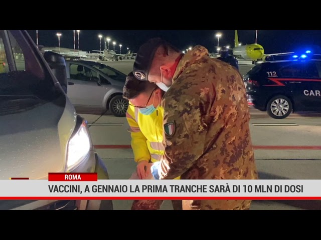 Roma. Vaccini, a gennaio la prima tranche sarà di 10 mln di dosi