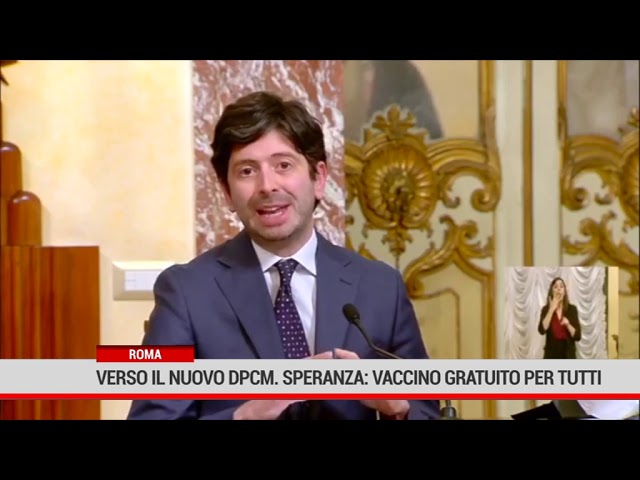 Roma. Verso il nuovo Dpcm. Speranza: vaccino gratuito per tutti