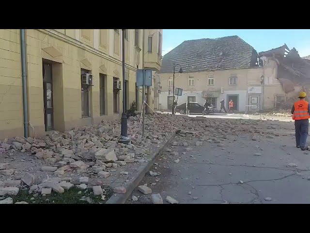 Terremoto Croazia: scossa di magnitudo 6.4 vicino a Zagabria. Edifici crollati, vittime