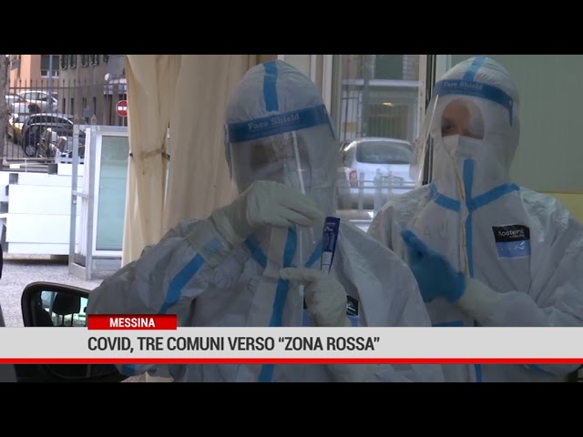 Messina. Covid, tre comuni verso ‘zona rossa’