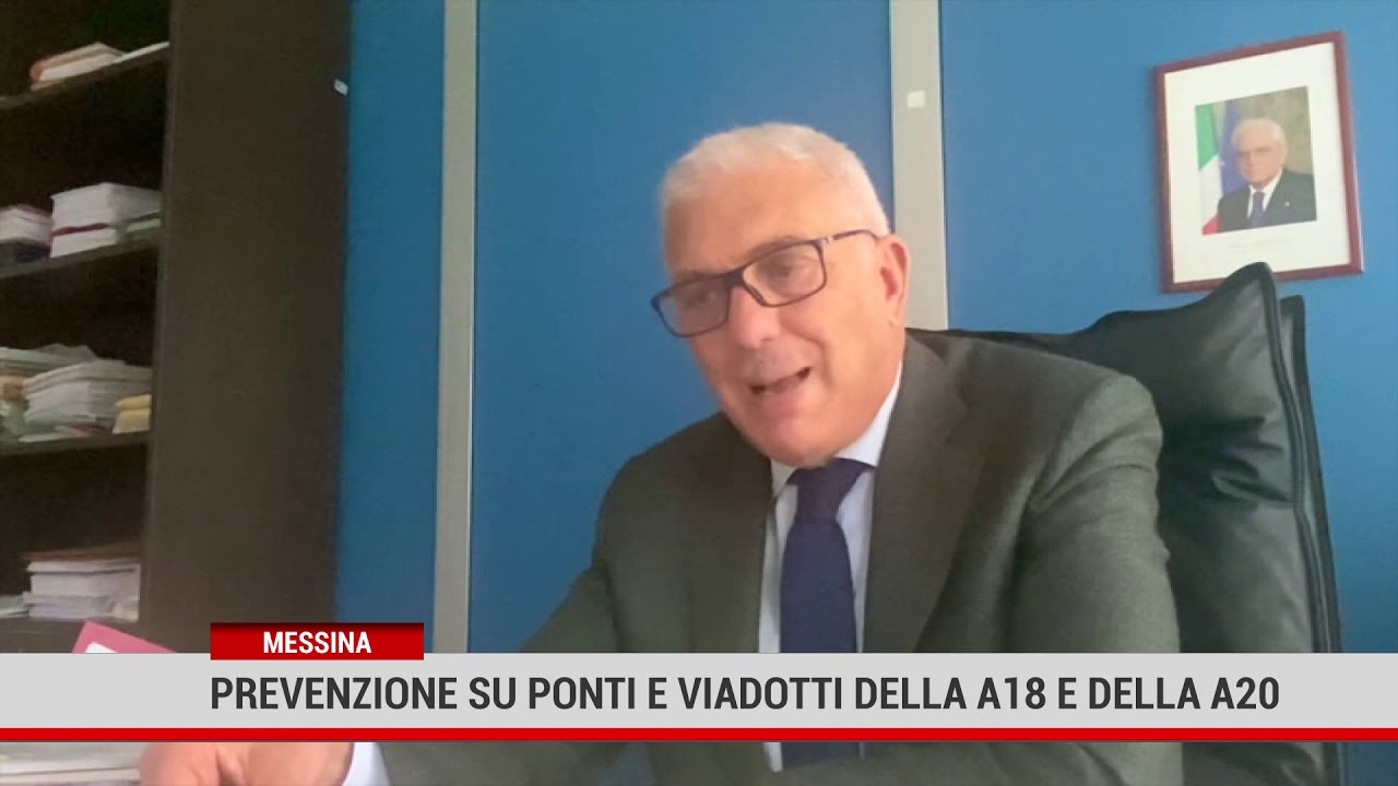 Messina. Prevenzione su ponti e viadotti della A18 e della A20