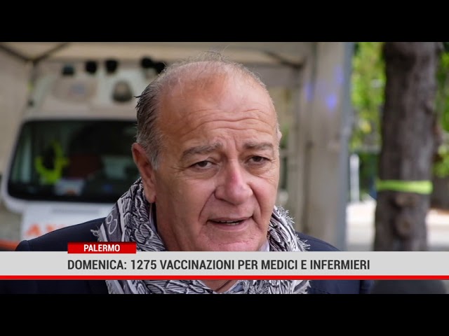 Palermo. Domenica: 1275 vaccini per medici e infermieri