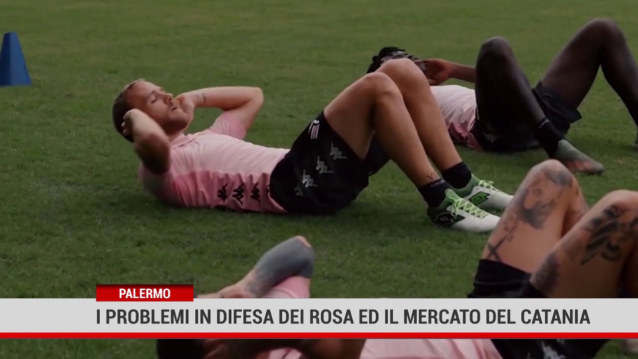 Palermo. I problemi in difesa dei rosa ed il mercato del Catania