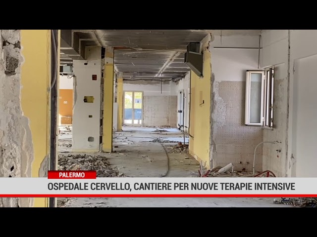 Palermo. Ospedale Cervello, cantiere per nuove terapie intensive