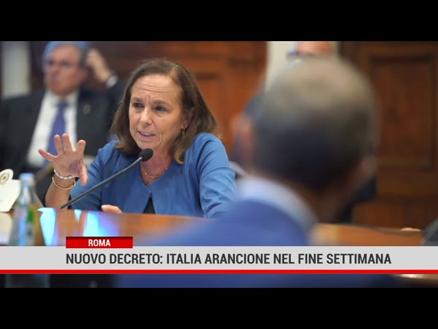 Roma. Nuovo decreto: Italia arancione nel fine settimana