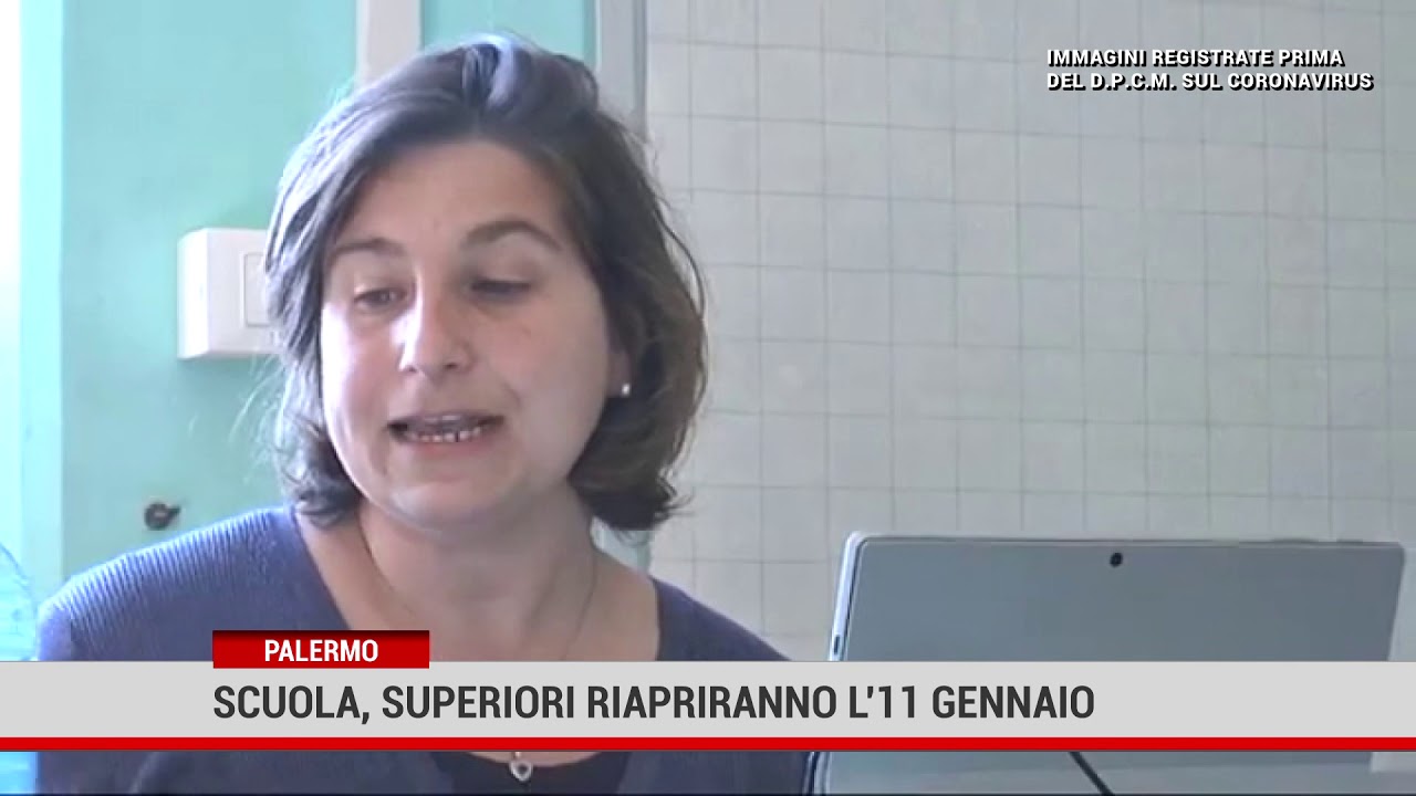 Scuola, superiori riapriranno l’11 gennaio elementari e medie il 7