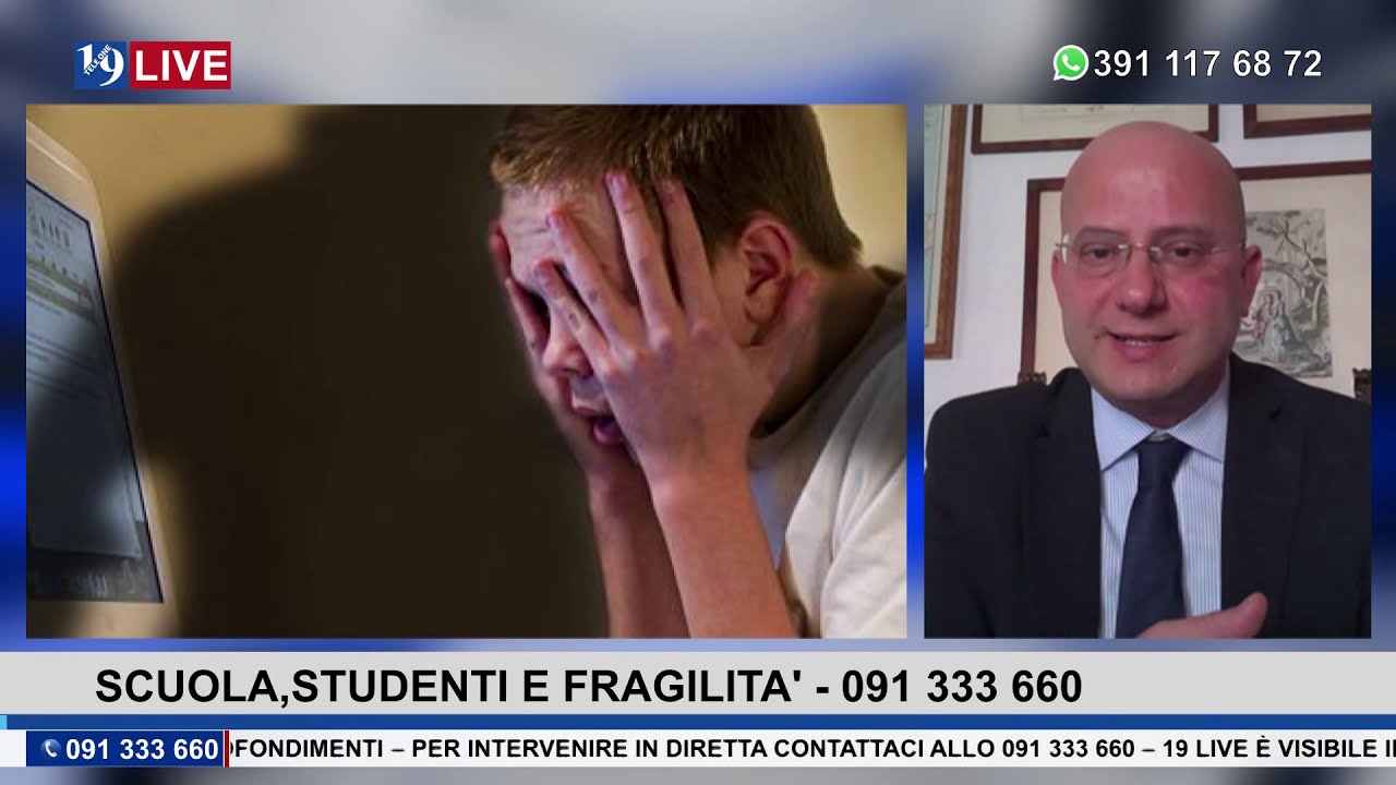 19 LIVE – SCUOLA, STUDENTI E FRAGILITA’ con @FrancescoTulone #UNIPA e @FrancescoPira UNIME
