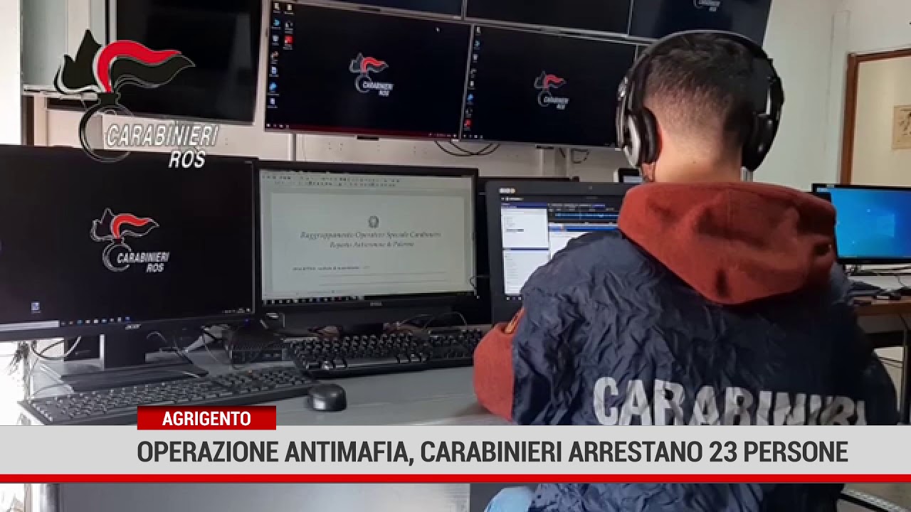 Agrigento. Operazione antimafia, carabinieri arrestano 23 persone