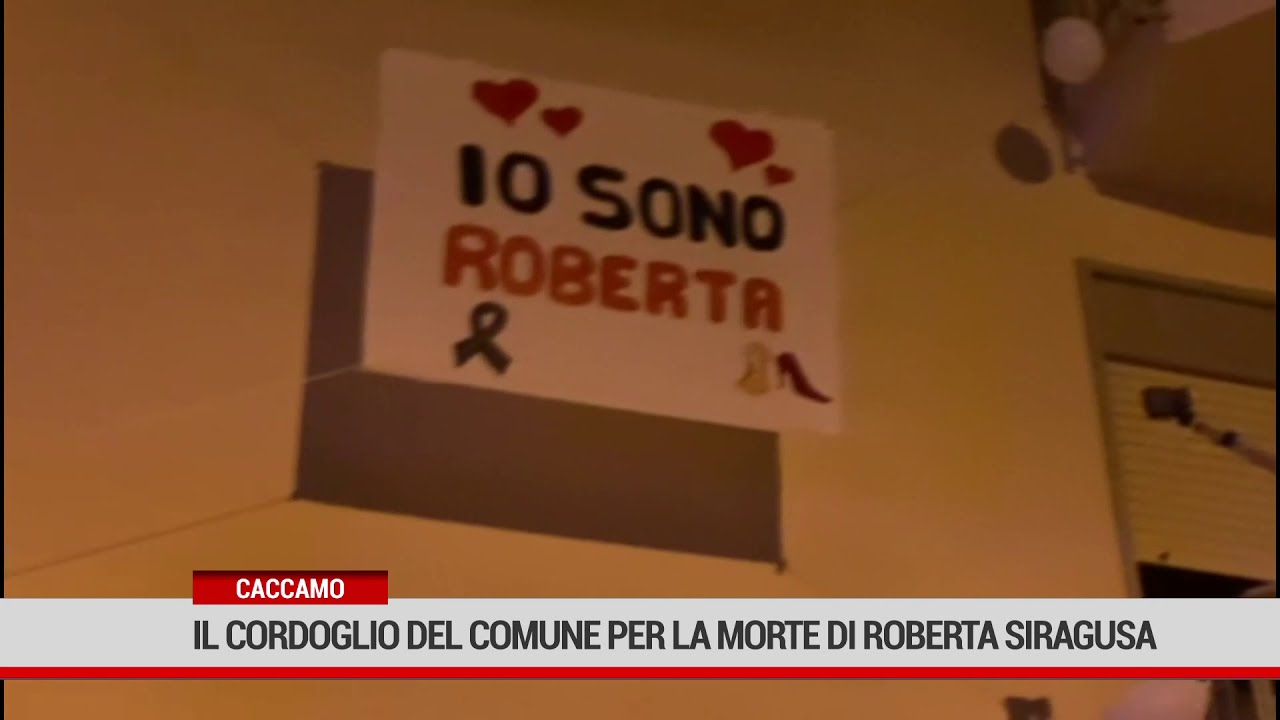 Caccamo. Il cordoglio del Comune per la morte di Roberta Siragusa