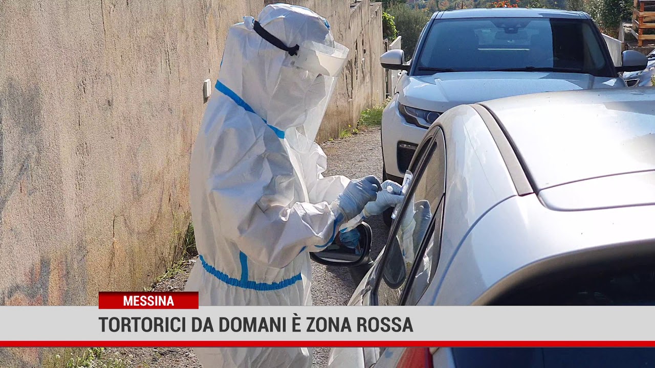 Messina.Tortorici da domani Zona Rossa