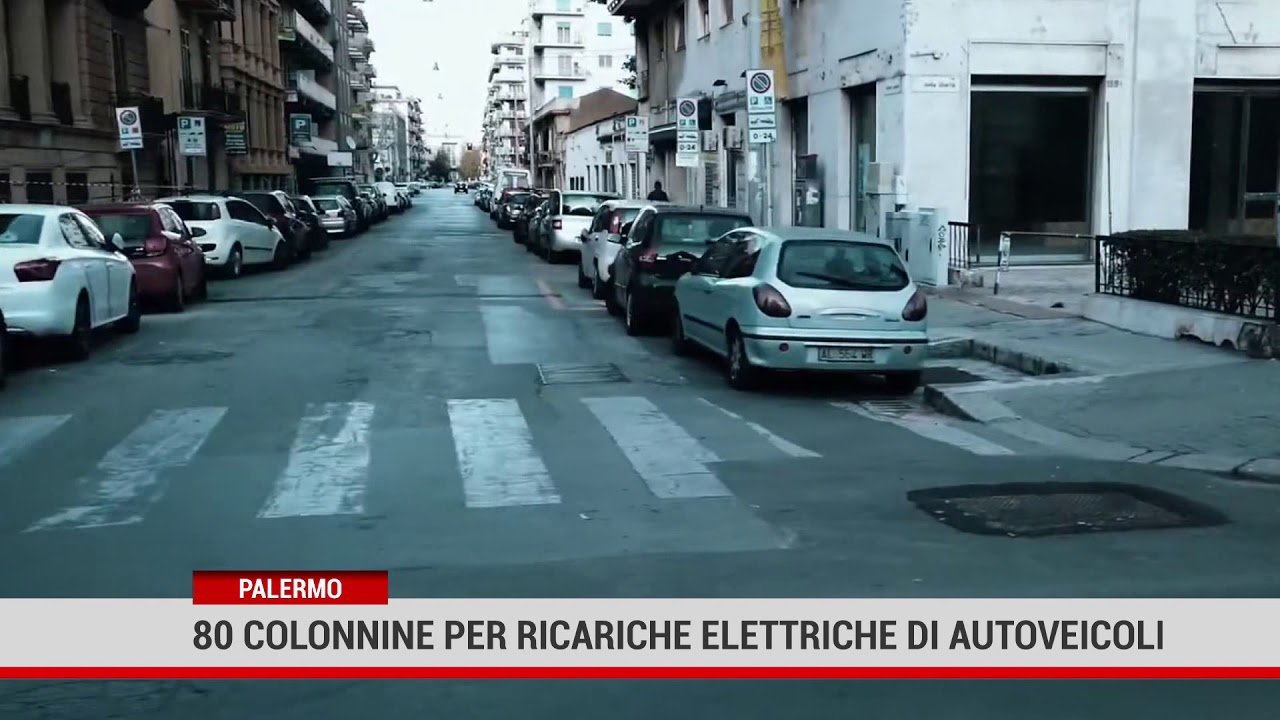 Palermo. 80 nuove colonnine per ricariche elettriche di autoveicoli