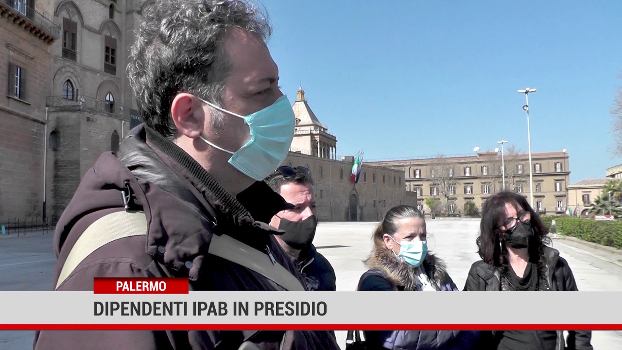Palermo. Dipendenti IPAB in presidio