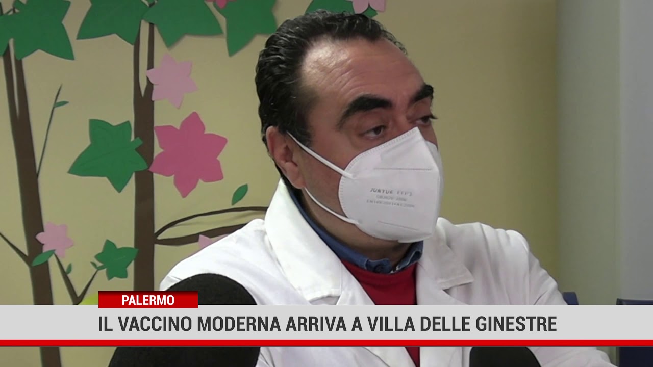 Palermo. Il vaccino Moderna arriva a Villa delle Ginestre
