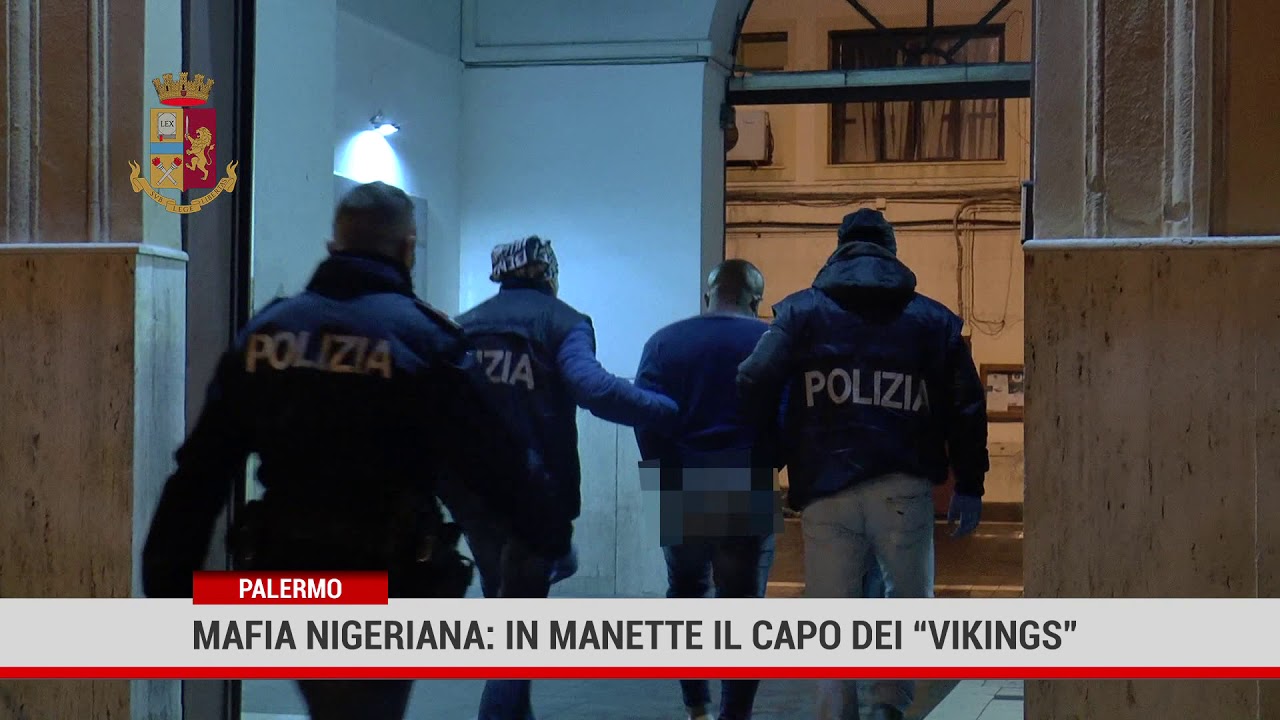 Palermo. Mafia nigeriana: 11 arresti in manette il capo dei Viking