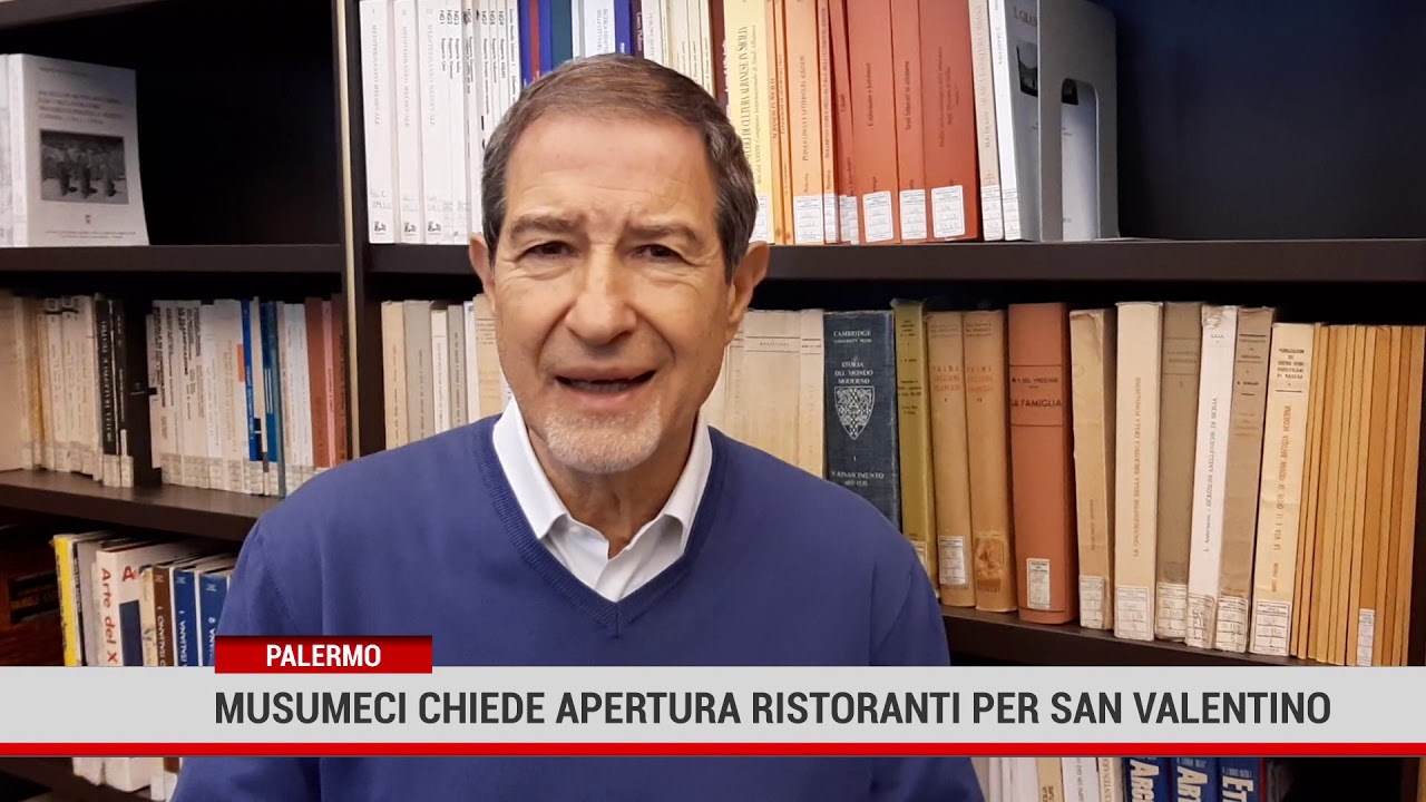 Palermo. Musumeci chiede apertura ristoranti per San Valentino