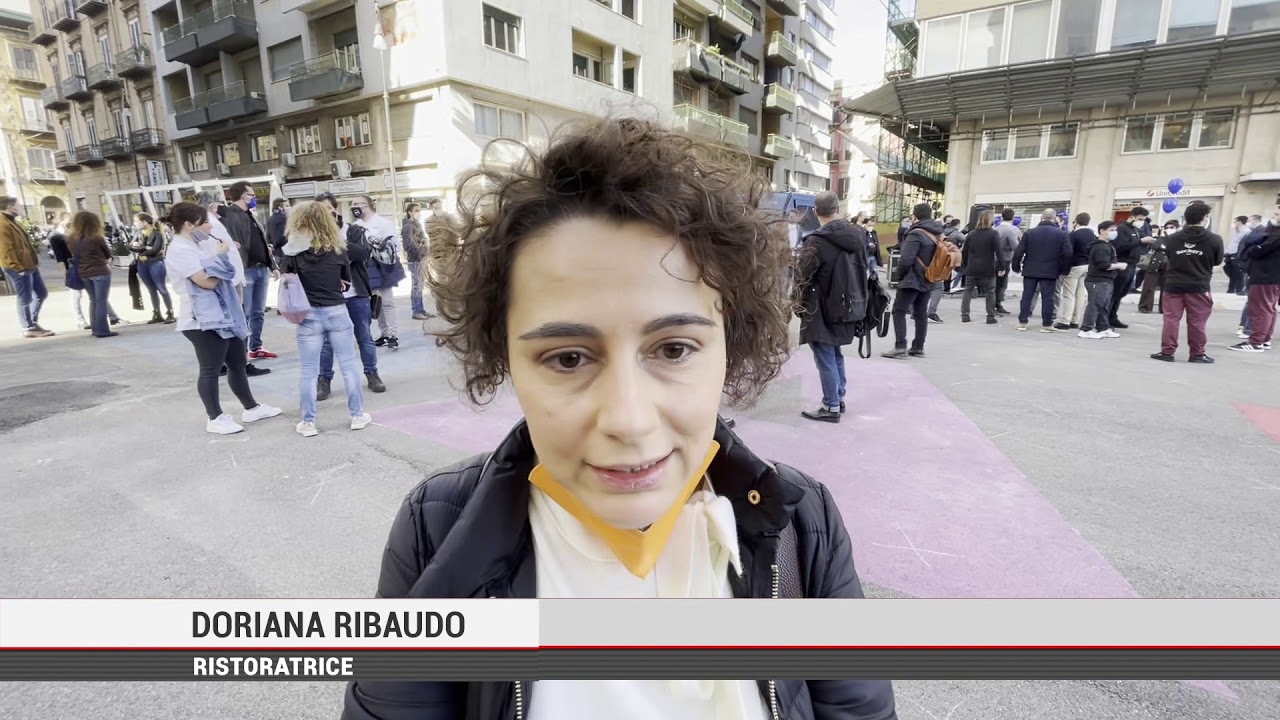 Palermo. “Ripartiamo insieme”, la protesta dei ristoratori