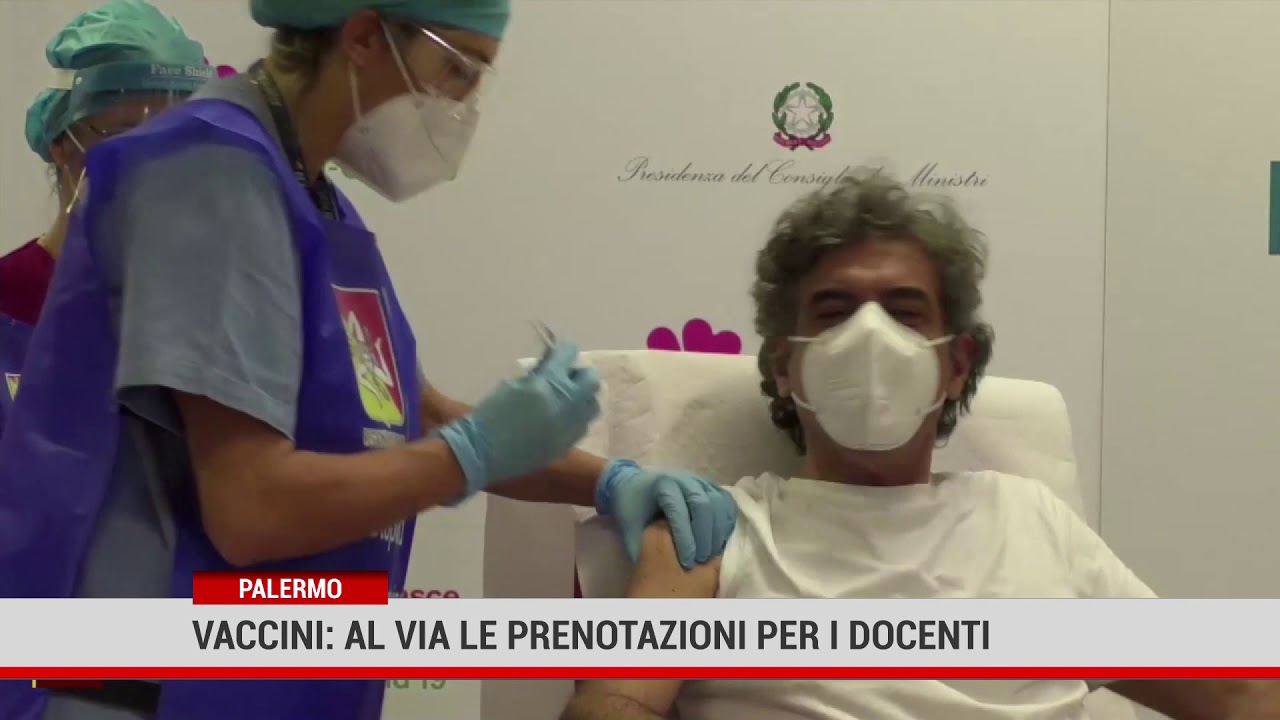 Palermo. Vaccini: al via le prenotazioni per i docenti