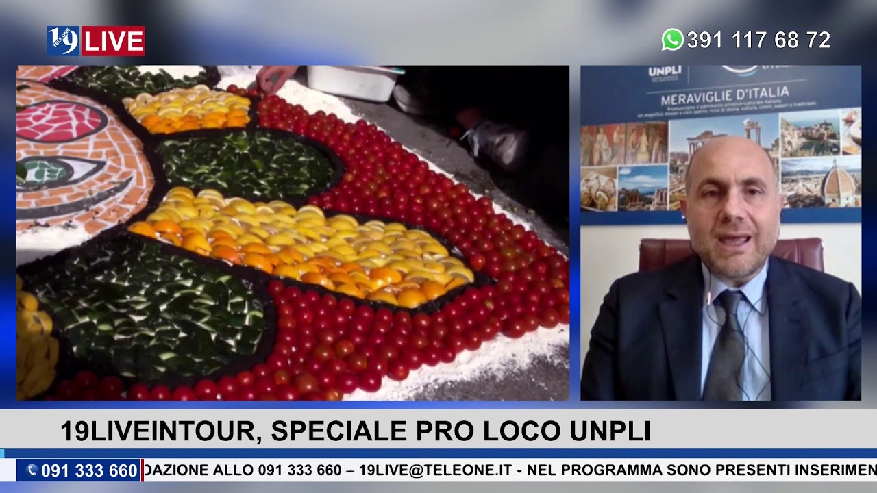 19 LIVE IN TOUR – Speciale Pro Loco, con Antonino La Spina – Presidente Nazionale UNPLI