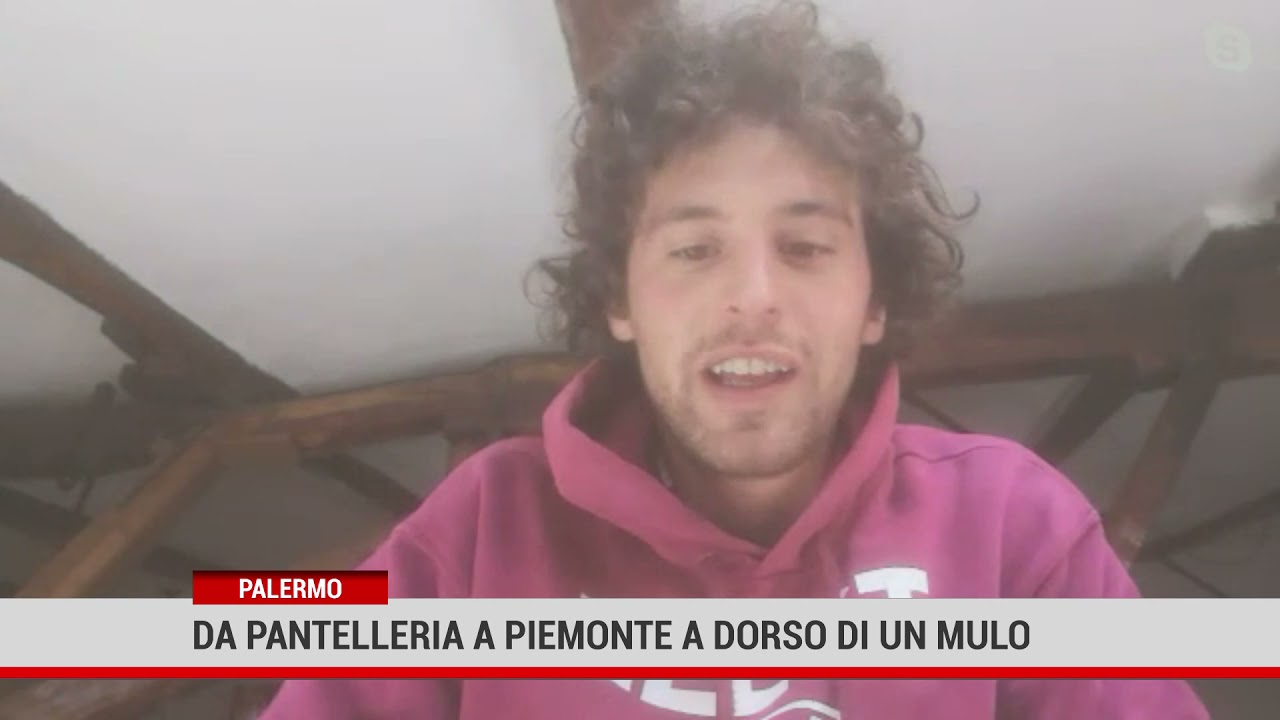 Da Pantelleria al Piemonte a dorso di un mulo